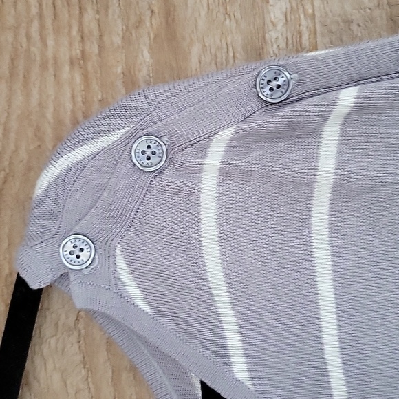 Express Size Small Gray And White Striped Tunic/Mini Dress - Picture 3 of 6